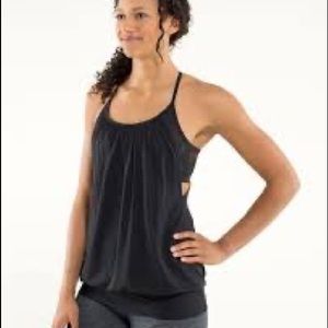 Lululemon No Limits Black Tank Top Size 8